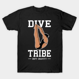 Girls Diving Dive Tribe Springboard Platform Diver T-Shirt